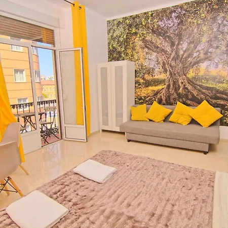 Balcony & Centro Quarto em Acomodações Particulares Málaga